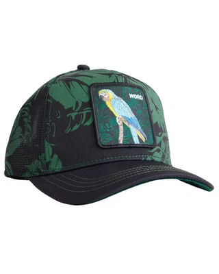 Gorra Goorin Bros. Jumble Fever Trucker Unisex Mezcla Poliéster Negra/Verde Foto 1 de 4