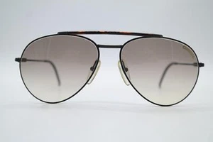 Vintage Carrera 5349 90 Black Red Oval Sunglasses Glasses NOS - Picture 1 of 6