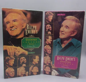 Ralph Emery Country Legends Series Vol. 1 & 2 on VHS - Willie Nelson Kris -NEW - Bild 1 von 4
