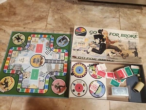 Vintage Go For Broke Board Game Selchow & Righter 1985. Used - Complete?? - Picture 1 of 1