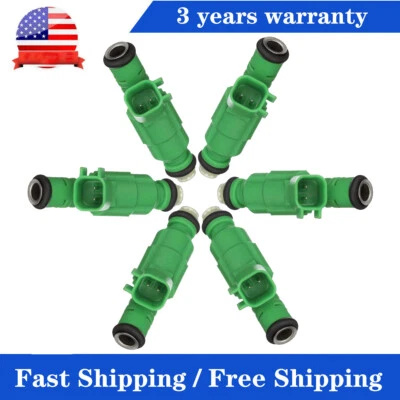 6PCS Fuel Injectors For CHRYSLER Town DODGE CARAVAN 3.3L 2002 -2007 4861454AA - Image 1 of 4