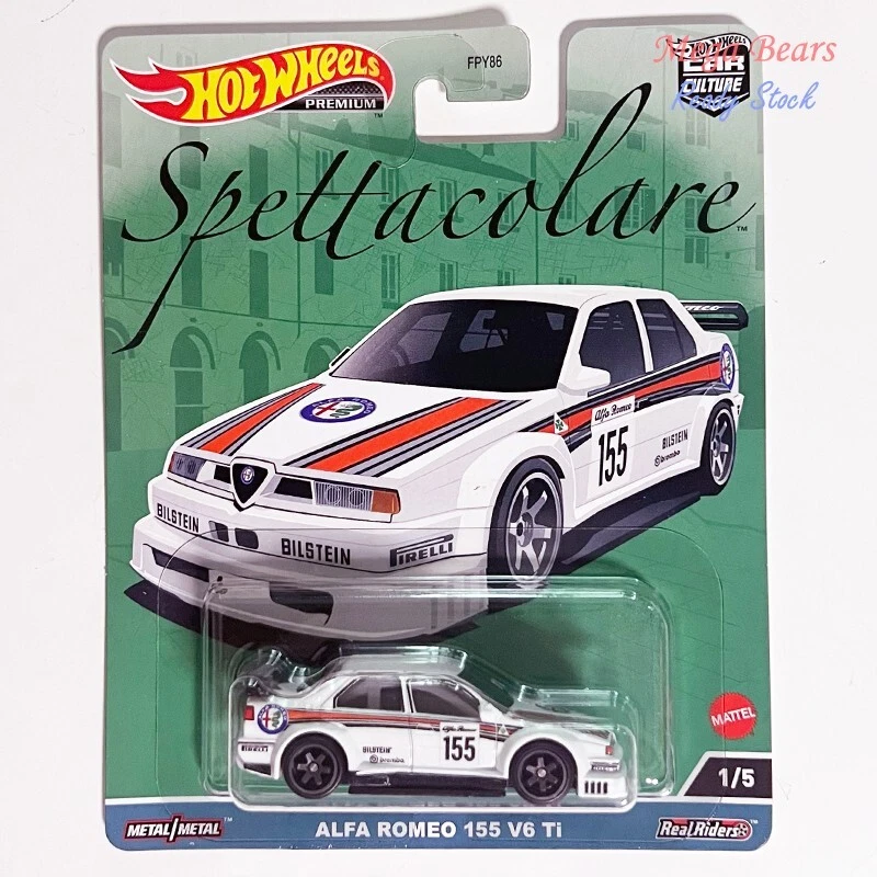 Mattel Hot Wheels Premium 2023 Spettacalare #1 Alfa Romeo 155 V6 Ti Car Culture - Image 1 of 1