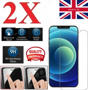 Tempered Glass Screen Protector Screen Saver For iPhone 13 14 15 16, 6,7 X 11 12 - Picture 1 of 5