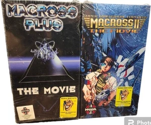 Macross Plus And 2 Super Dimensional Fortress The Movie  VHS With Shrink Wrap  - Picture 1 of 7