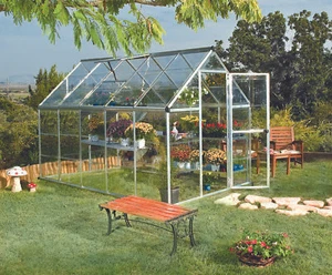 Gewächshaus Harmony 6x10 Treibhaus 306x185x208 cm Tomatenhaus  Alu  | Canopia - Bild 1 von 30