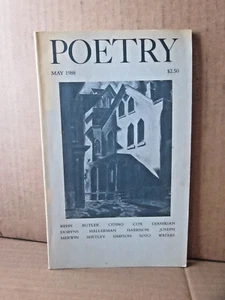 POETRY journal 1988 Modern Poetry Association magazine Stephen Dobyns author - Imagen 1 de 2