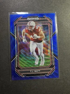 2023 Panini Prizm Draft Picks /249 TJ Watt #90 Blue Wave Prizm - Picture 1 of 2