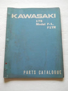 Kawasaki 175 Model F-1 F1TR Illustrated Parts Catalogue Manual - Picture 1 of 5