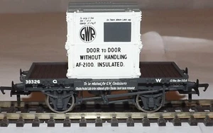 BACHMANN 37-975A VAGÓN COMBINADO CON CONTENEDOR AF GWR - Imagen 1 de 3