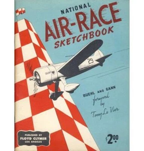 1949 National Air Race Skizzenbuch Luftrennen Luftfahrtgeschichte Piloten Flugzeuge fliegen - Bild 1 von 1