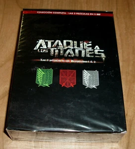 ATAQUE A LOS TITANES COLECCION COMPLETA 3 PELICULAS 3 DVD NUEVO (SIN ABRIR) R2 - Imagen 1 de 6