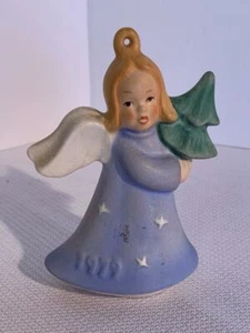 Vintage 1979 blauer Engel Figur 4" Goebel W Germany Christbaumschmuck #2 - Bild 1 von 3