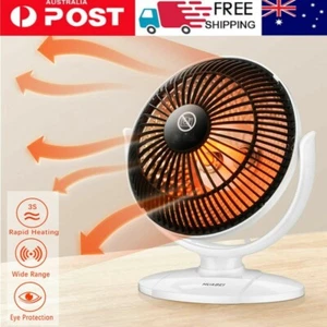 200W Portable Mini Electric Heater Fan Winter Air Warmer Silent Desk Home Office - Picture 1 of 7
