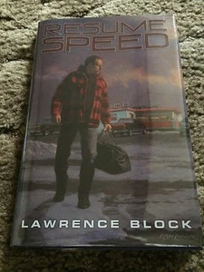 Resume Speed by Lawrence Block (2016, Hardcover)1st ed fine SIGNED ON TITLE PAGE - Picture 1 of 3