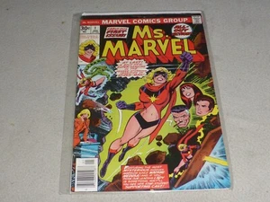 VINTAGE MARVEL COMICS BOOK MS. MARVEL #1 1976 FIRST ISSUE 30c CAROL DANVERS - Picture 1 of 10