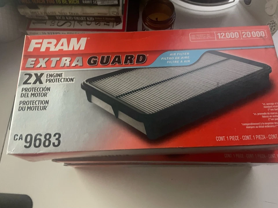 FRAM Extra Guard 空气过滤器,CA9683 适用于精选讴歌、本田和五十铃车辆 — 第 1/1 张图片