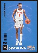 2020 Hoops #SS-2 Immanuel Quickley Arriving Now Holo