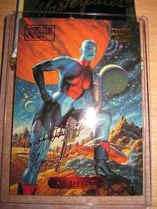CARTE MARVEL MASTERPIECE GOLD FOIL SIGNATURE SERIES 1994 N°82 NEBULA NEUF MINT - Picture 1 of 2