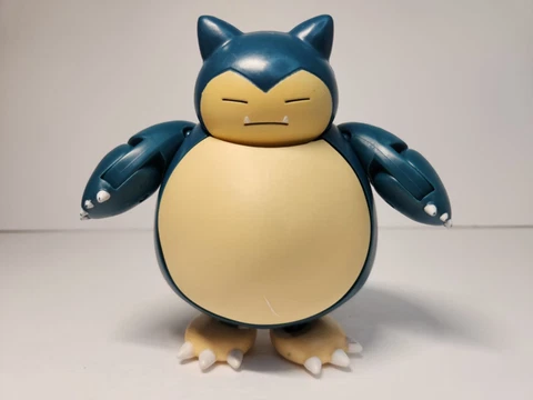 2017 Pokémon Snorlax 5” Soft Belly Articulated Action Figure Tomy Nintendo Cover