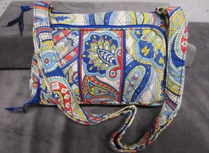 Bolso Organizador Vera Bradley 2013 Azul Rojo Amarillo Marina Cachemira - Imagen 1 de 10