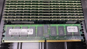 Lot of 10 HYS72T512022EP-3S Qimonda 4GB DDR2 667MHz PC2-5300 ECC Reg RDIMM RAM - Picture 1 of 1