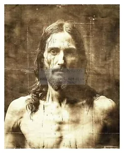 SHROUD OF TURIN JESUS CHRIST OF NAZERETH 8X10 AI PHOTO - Picture 1 of 4