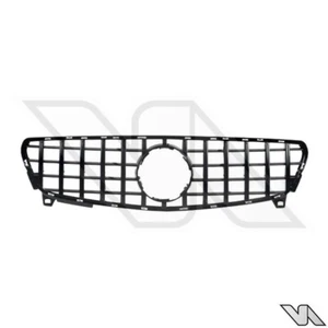 MERCEDES BENZ A CLASS W176 16-18 A45 AMG PANAMERICANA GT STYLE GLOSS BLACK GRILL - Imagen 1 de 7