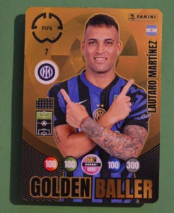 Panini Club World Cup 2025 Adrenalyn XL Golden Baller card: #7 Lautaro Martinez - Picture 1 of 1
