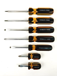 Plymouth Forge 7-Piece Screwdriver Set with Flat, Phillips and Torx Tips - Picture 1 of 4
