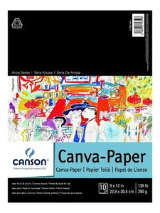 Canson Foundation Canva-Paper Pad - 9 in. x 12 in. - Picture 1 of 1