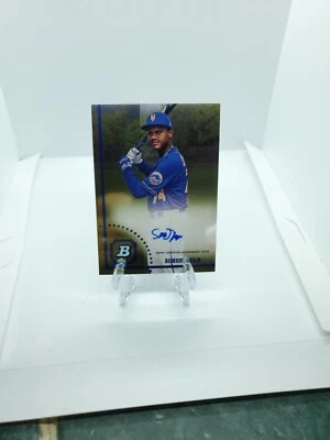 2022 Bowman Heritage SIMON JUAN Auto NY Mets CPA-SJ Autograph  - Image 1 of 4
