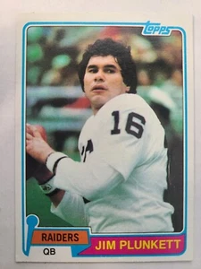 1981 Topps #135 Jim Plunkett (J280) - Picture 1 of 2