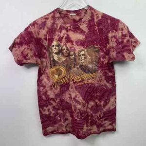 Vintage Mount Rushmore South Dakota All Over Print Patterned T-shirt — Small EUC - Picture 1 of 7