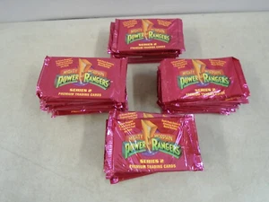 LOT OF 36 1995 COLLECT A CARD MIGHTY MORPHIN POWER RANGERS SERIES 2 RED PACKS - Picture 1 of 3