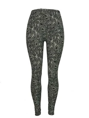 ¡Aspecto de piel de serpiente con patrón floral irreal negro blanco gris! Sistema operativo So Soft talla única Foto 1 de 3