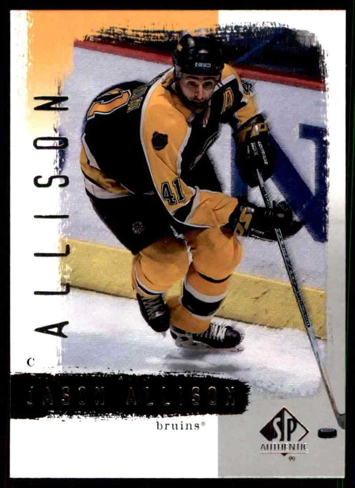 2000-01 Upper Deck SP Authentic Jason Allison #8 - Image 1 of 2