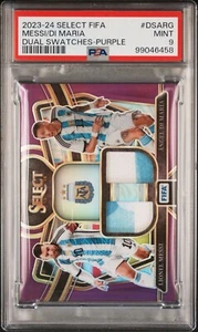 2023-2024 Select FIFA Dual Swatches Purple Lionel Messi Angel Di Maria /49 - Picture 1 of 3