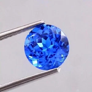 Extra Fine Natural 8.80 CtCeylon Blue Sapphire Unheated Certified Loose Gemstone - Picture 1 of 4