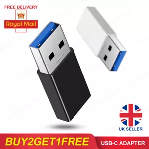 USB 3.1 Type C Female to USB 3.0 Male Adapter Charging Cable Converter Connector - Picture 1 of 6