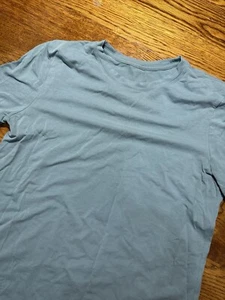 Camisa Lululemon Para Mujer 6 Verde Mar Manga Corta Camiseta Rendimiento Absorbente Yoga Top - Imagen 1 de 4