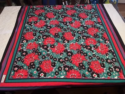 GIVENCHY CHAL DE ALGODÓN MULTICOLOR CON TEMÁTICA FLORAL PÚRPURA ROJO NEGRO VERDE BLANCO Foto 1 de 4