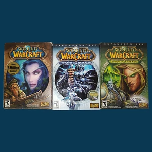 World of Warcraft Bundle Lot - Base Game + Two Expansions PACKS PC Game - Picture 1 of 16