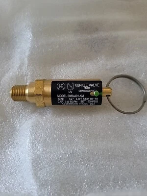 Kunkle Valve 0030-A01-KM, 1500psig 1/4in - Image 1 of 2