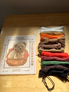 Gobelin Tapestry Kit - Dog in a Bowl (20cm x 25cm) - Picture 1 of 2