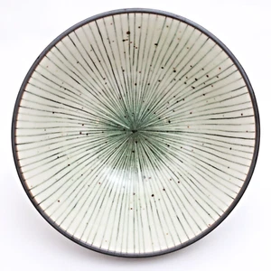 Ramen Schale D6,7 Zoll japanisches Porzellan [grüne Tokusa] für jede Nudel - Bild 1 von 8