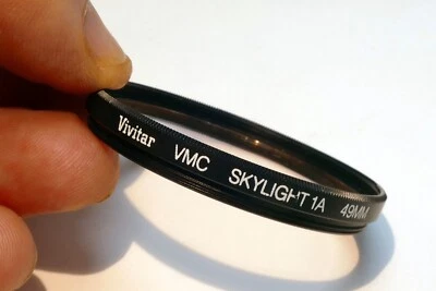 Vivitar 49mm Lens  Filter 1A skylight Sky warmingVMC Multi-Coated - Image 1 of 4