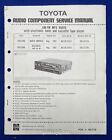 Original Toyota Cressida Car Stereo Service Manual / 86120-22421 CQ-LS221A