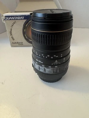 Lente Quantaray 100-300 mm f/4,5-6,7 AF para Canon Foto 1 de 4