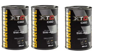 3 Litri Olio Motore Auto Bardahl Bardhal 5W40 XTC C60 acea a3b4 api sn Fullerene - Immagine 1 di 4