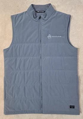 Travis Mathew Golf Men's Vest Sz M Cold Bay Quilted Insulated Puffer Vest w LOGO - Image 1 of 4